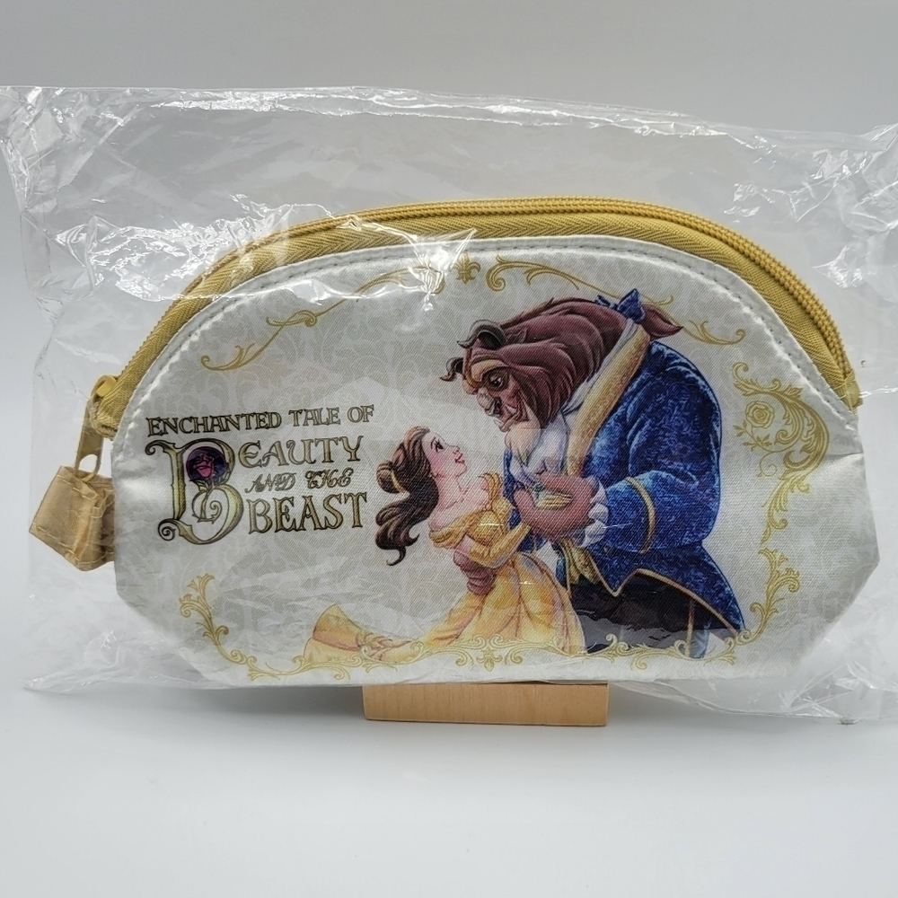 Tokyo Disney Enchanted Tale Beauty and the Beast cosmetic bag pouch - Picture 4 of 11
